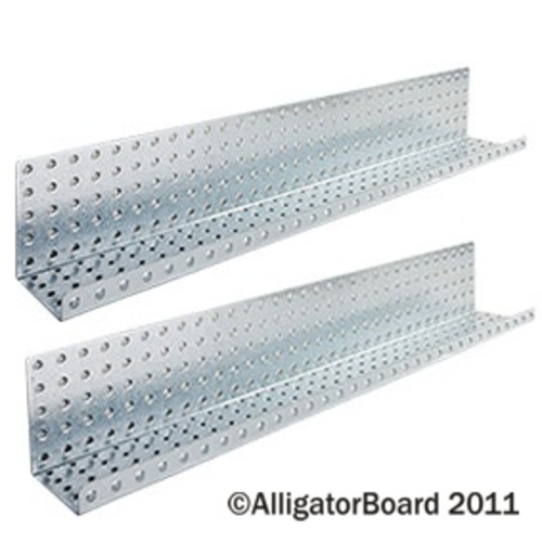 Alligator Board ALGSHELF5x32GALV 5 in. L x 32 in. W Metal Pegboard She