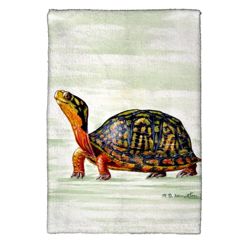 Betsy Drake KT491 Happy Turtle Kitchen Towel