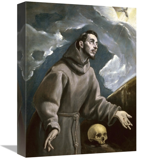 Global Gallery GCS-282007-16-142 16 in. St. Francis Receiving the Stig