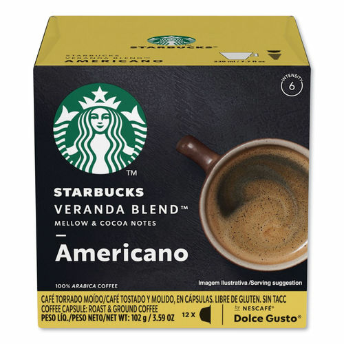 Coffee-Mate 94245BX Starbucks Coffee Capsules, Veranda Blend