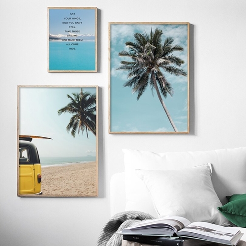 Palm Tree Sea Beach Motivational Quotes