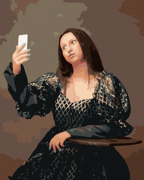 Paint by Numbers - MONA LISA SELFIE