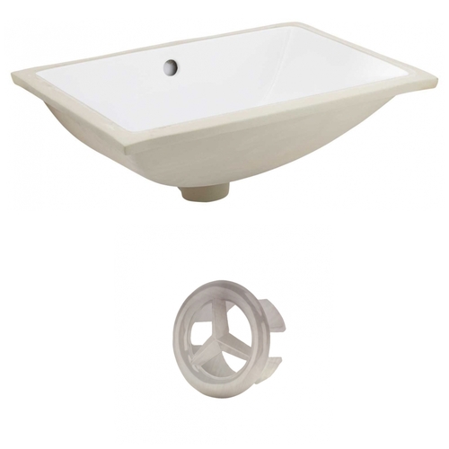 American Imaginations AI-20408 20.75 in. Rectangle Undermount Sink Set