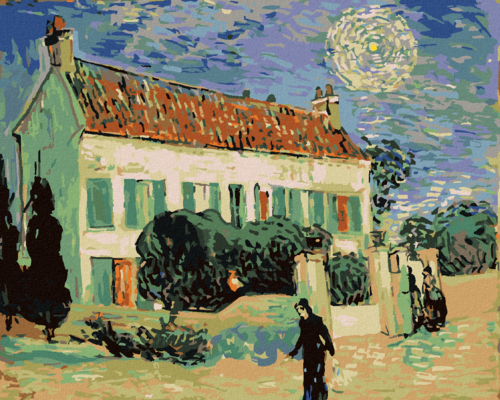 Paint by Numbers - White House at Night (VINCENT VAN GOGH)