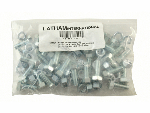 Latham PPC-HW101 1in. Nut & Bolt Stakes - 35 Per Pack