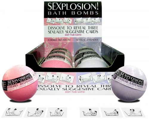 Sexplosion! Bath Bombs - Display - 6 Count