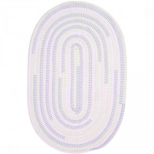 Colonial Mills Rug TK78R048X048 Ticking Stripe- Dreamland 4 ft. round 