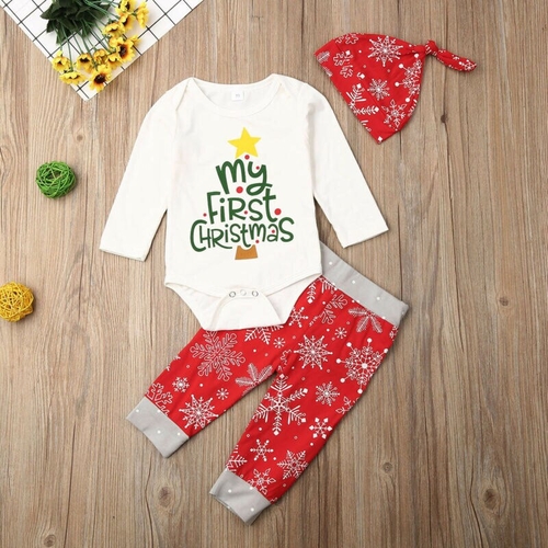 Pudcoco Autumn 3PCS kids Infant Baby Girls Clothes