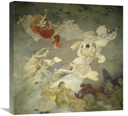 Global Gallery GCS-282353-22-142 22 in. Muses of Paris Art Print - Jul