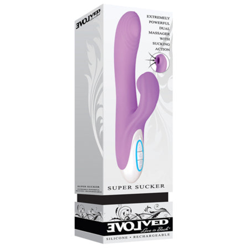 Evolved Super Sucker Rechargeable Thumping Suction Silicone Dual