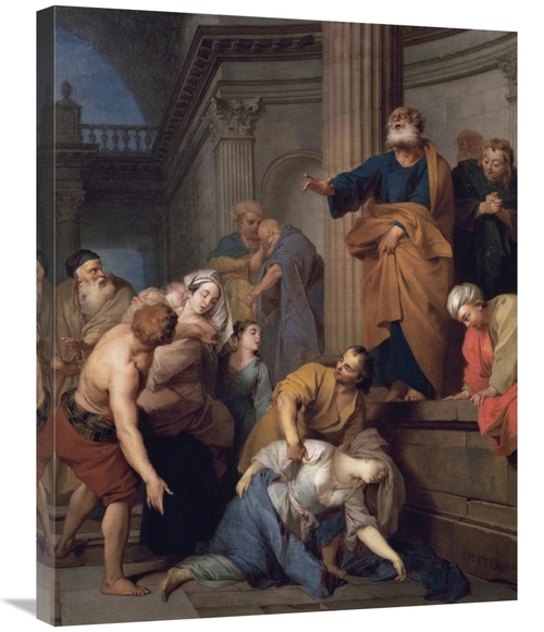 Global Gallery GCS-278205-30-142 30 in. Death of Saphira, Wife of 