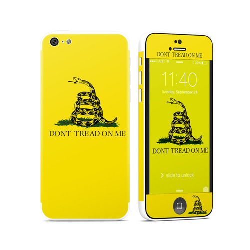 DecalGirl AIP5C-GADSDEN Apple iPhone 5C Skin - Gadsden Flag