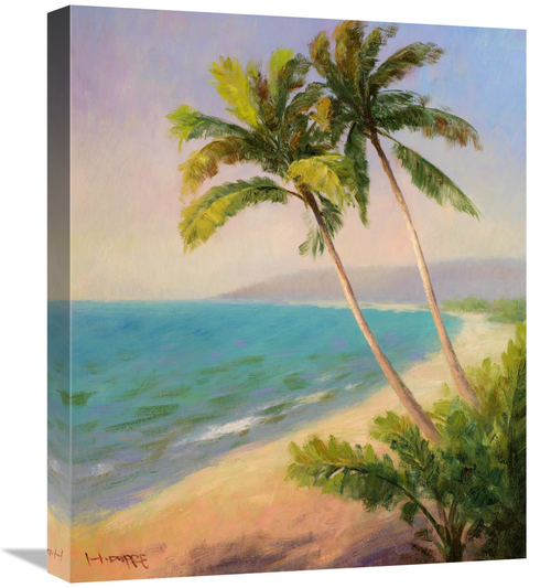 Global Gallery GCS-132587-22-142 22 in. Palms on the Beach I Art Print