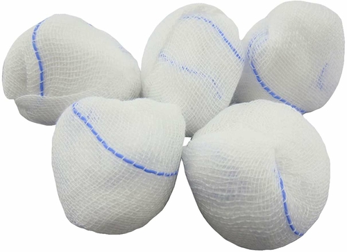 Dukal Case of 100 FlatStick Sponges Super 1 1/2". Non Sterile X-ray