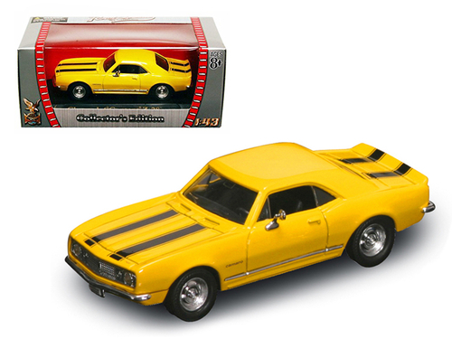 1967 Chevrolet Camaro Z-28 Yellow 1/43 Diecast Model Car by Road