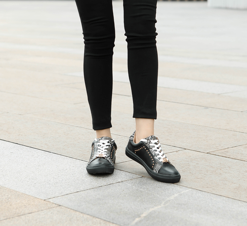 Tamara Snake Tennis Shoes for Women with Adjustable laces