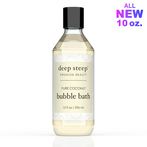 10oz Bubble Bath- Pure Coconut- Deep Steep
