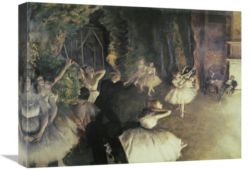 Global Gallery GCS-277337-22-142 22 in. Rehearsal of the Ballet on Sta