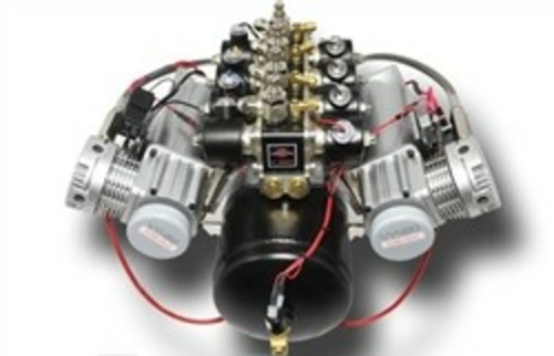 AirBagIt AIR-AIRENGINE-01 Plug & Play V-8 AIR-ENGINE 21 In. x 20 In. x