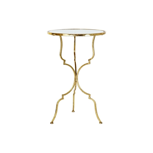 Side table DKD Home Decor Mirror Golden Metal (41 x 41 x 64 cm)