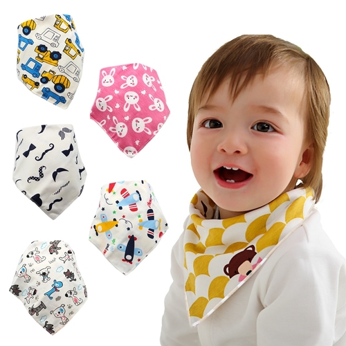 Cotton Bandana Bibs Baby Babador Feeding Smock