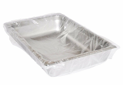 Pack of 1500 Steam Table Pan Liners with Twist Tie 24 x 17 for 1/2