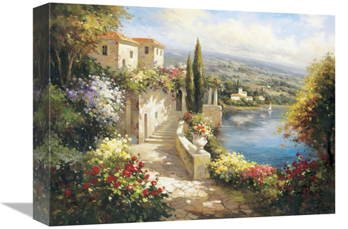 Global Gallery GCS-130159-1216-142 12 x 16 in. Casa Dell Oceano Art Pr