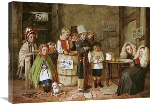 Global Gallery GCS-266600-30-142 30 in. The Police Court Art Print - C