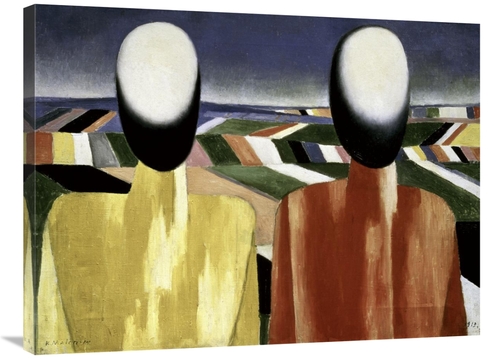 Global Gallery GCS-278361-36-142 36 in. Two Farmers Art Print - Kazimi