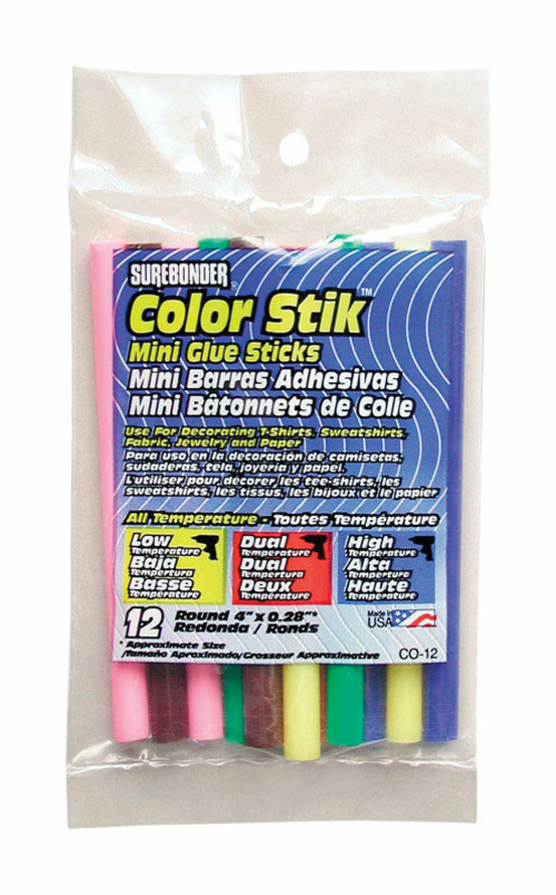 FPC CO-12V Mini All Temperature Colored Glue Sticks