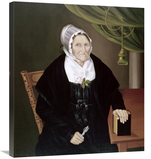 Global Gallery GCS-280814-30-142 30 in. Elderly Quaker Lady Art Print 