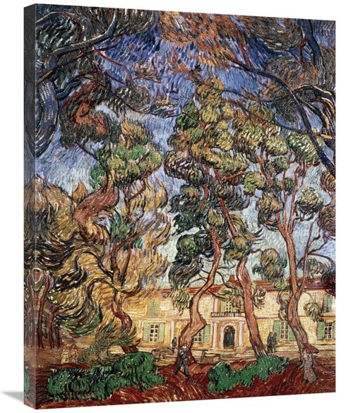 Global Gallery GCS-281321-30-142 30 in. Trees in the Garden of Saint-P