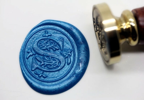 Alphabet Letter " S " Wax Seal Stamp , Sealing wax stamp