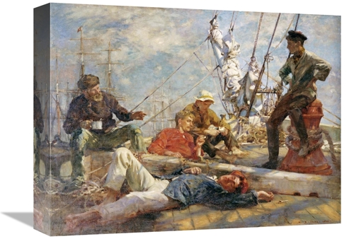 Global Gallery GCS-267431-16-142 16 in. The Midday Rest Art Print - He