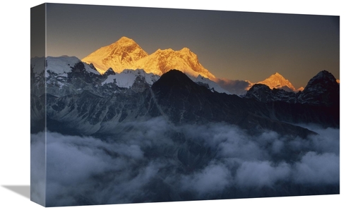 Global Gallery GCS-453479-1218-142 12 x 18 in. Mount Everest, Lhot