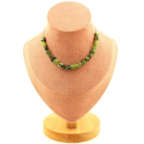 Jade Nephrite from Xiuyan China 20 beads necklace.