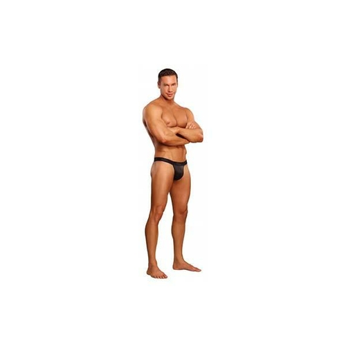 Male Power Micro G String V Black