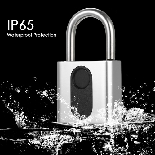 USB Rechargeable Keyless Fingerprint Lock IP65