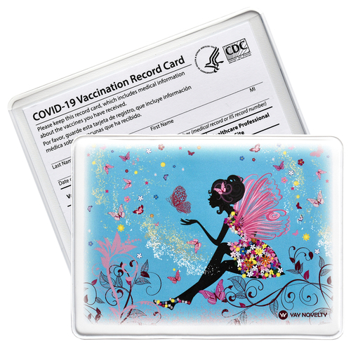 Vaccination Card Protector - Butterfly Princess