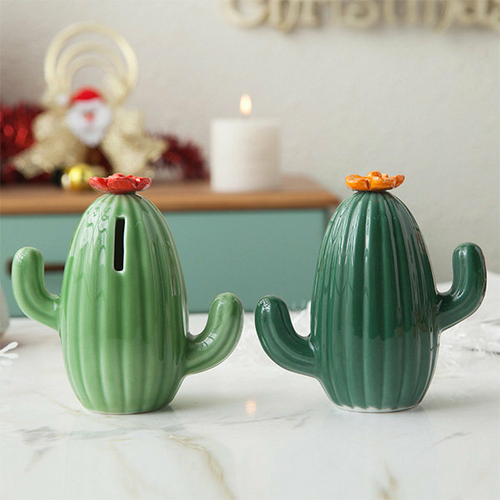 Cute Cactus Bank