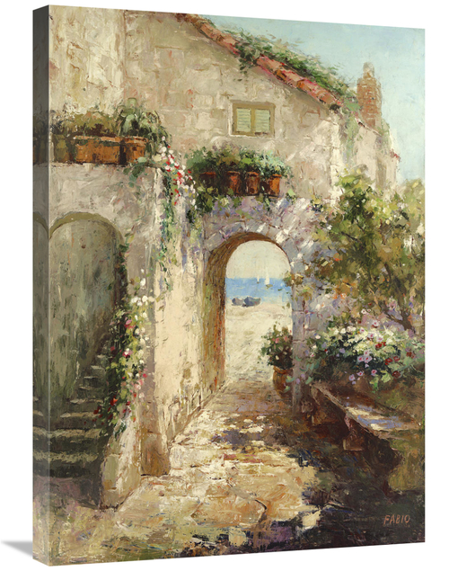 Global Gallery GCS-125950-30-142 30 in. Bernazza Arch Art Print - Fabi
