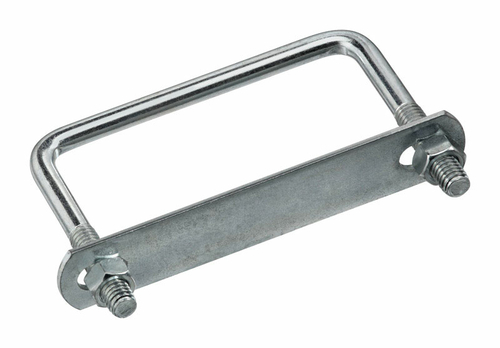 National Hardware 5707799 4 x 3 in. Steel Square U-Bolt  Zinc Plated