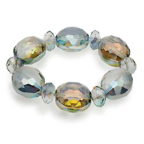 Alexander Kalifano BLUE-BVG-CT Vienna Gorgeous Glass Bracelet - Crysta