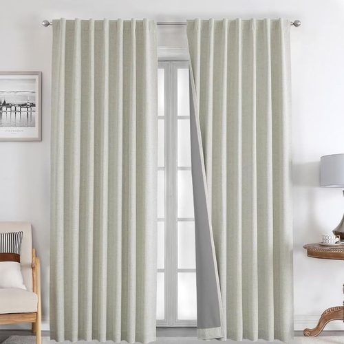 Curtains 72 inches Long 100% Blackout Drapes (SIZE-72X52INCH)