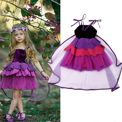 Novelty Baby Kids Girl Princess Dress Sling