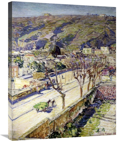 30 in. Posillipo, Italy Art Print - Childe Hassam