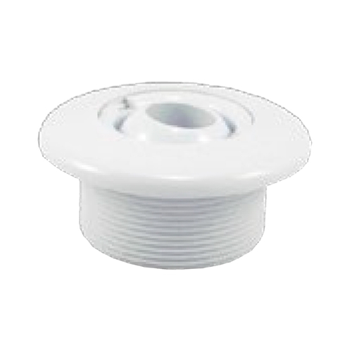 1.5 in. Mip x 3.5 in. Face Dirwall Fitting, White