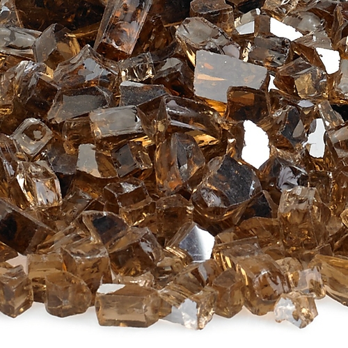 American Fireglass AFF-COPRF-10 0.25 in. Copper Reflective Fire Glass 