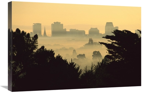 Global Gallery GCS-397747-2030-142 20 x 30 in. Winter Smog Over Christ