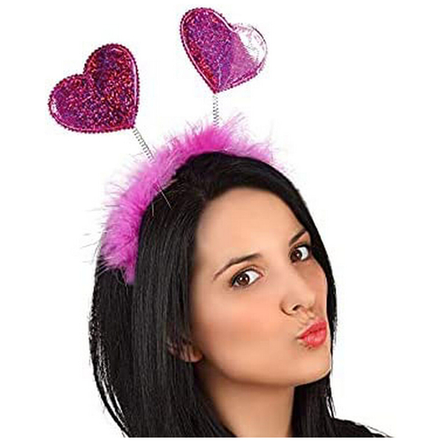 Headband Hearts Pink Multicolour